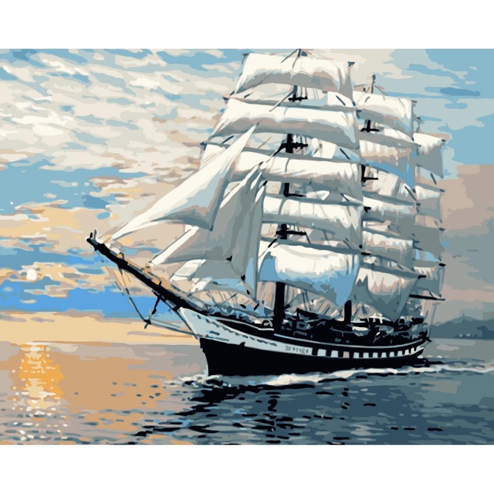 Картина за номерами ART CRAFT Білі вітрила 10613-AC 40x50 см (RLT29738)