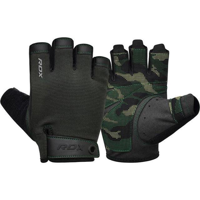Рукавички для фітнесу RDX T2 Half Plus-L Army Green (3070040668)