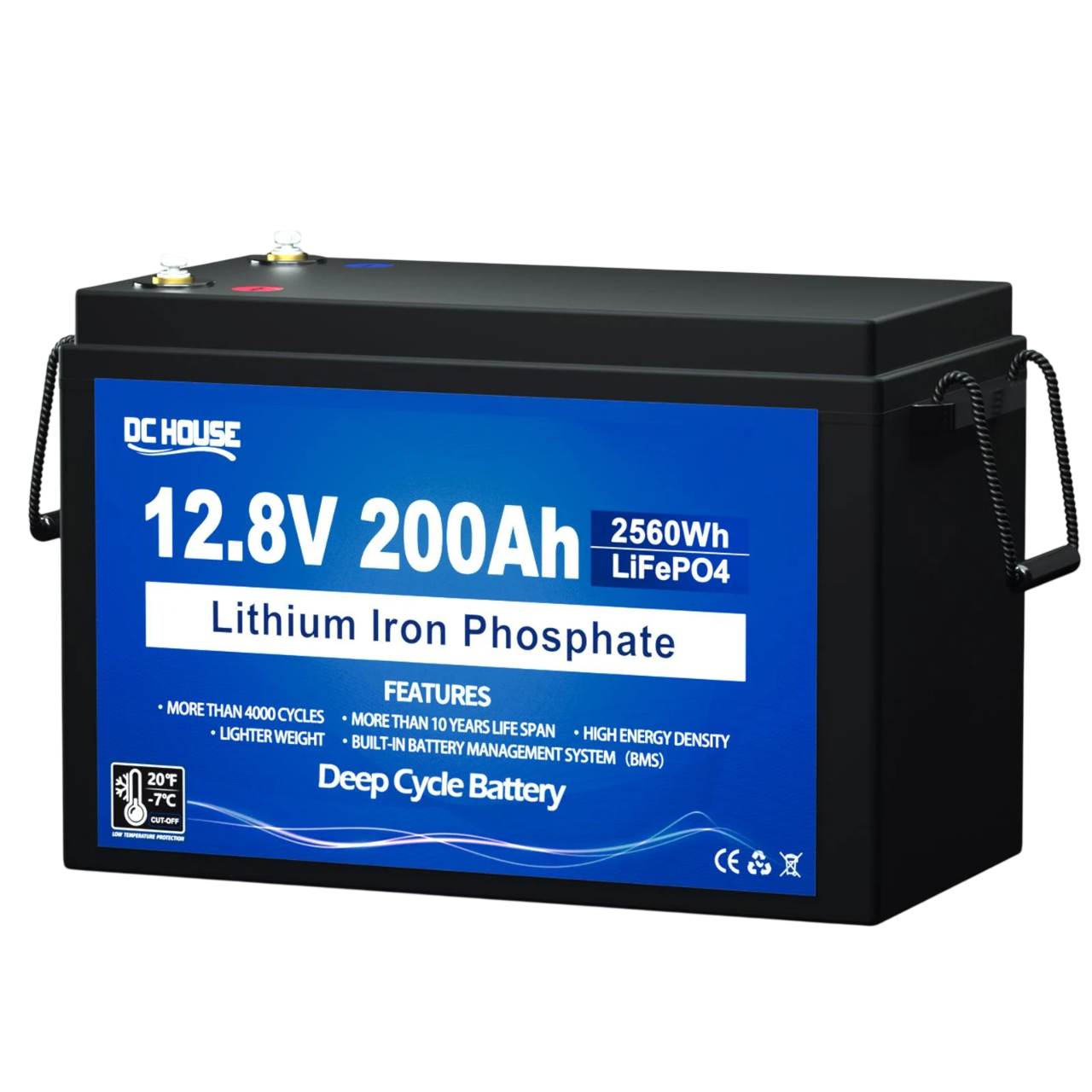 Аккумулятор литий-железо-фосфатный DC HOUSE LiFePO4 12.8V 200Ah