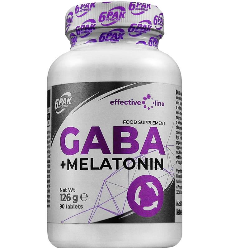 Мелатонін для спорту 6PAK Nutrition Gaba + Melatonin 90 табл. (000018096)