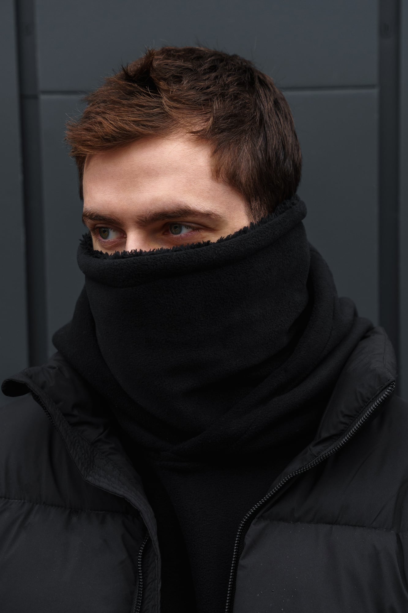 Баф флісовий Without Expedition на хутрі Black (8056784 8056785)