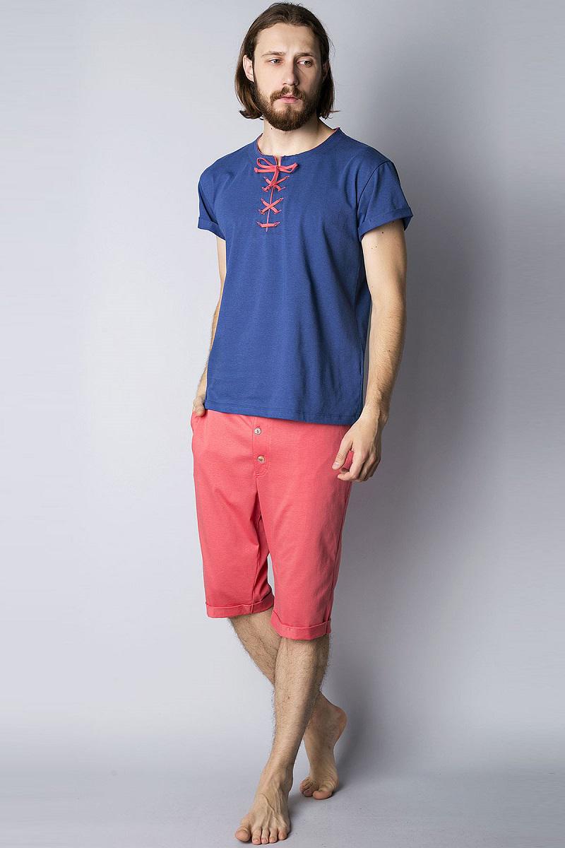 Пижама мужская Homewear Mad 34582P XXL Corail (3700467534852)