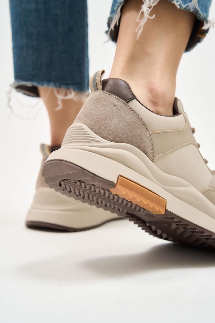 Кроссовки женские LONZA р. 37 Бежевый (180005) - фото 2 Кроссовки женские LONZA р. 37 Бежевый (180005) - фото 2