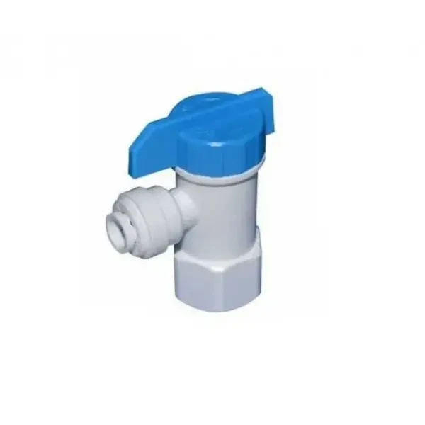 Кран шаровой для резервуаров СОО Aquafilter 1/4" шланг х 1/4" РО Quick Connect (KP-CV1144-Q) - фото 1