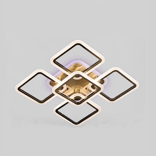 Люстра светодиодная Svet 150W 3000-6000К Бронзовый (SL-5342/4+1 AB+RGB DIMMER)