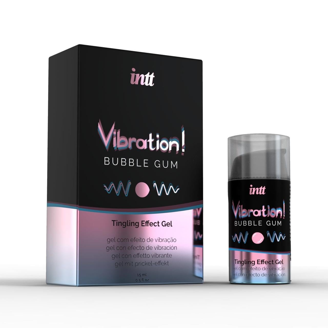 Жидкий вибратор Intt Vibration Bubble Gum действует до 30 мин 15 мл (2179334487)