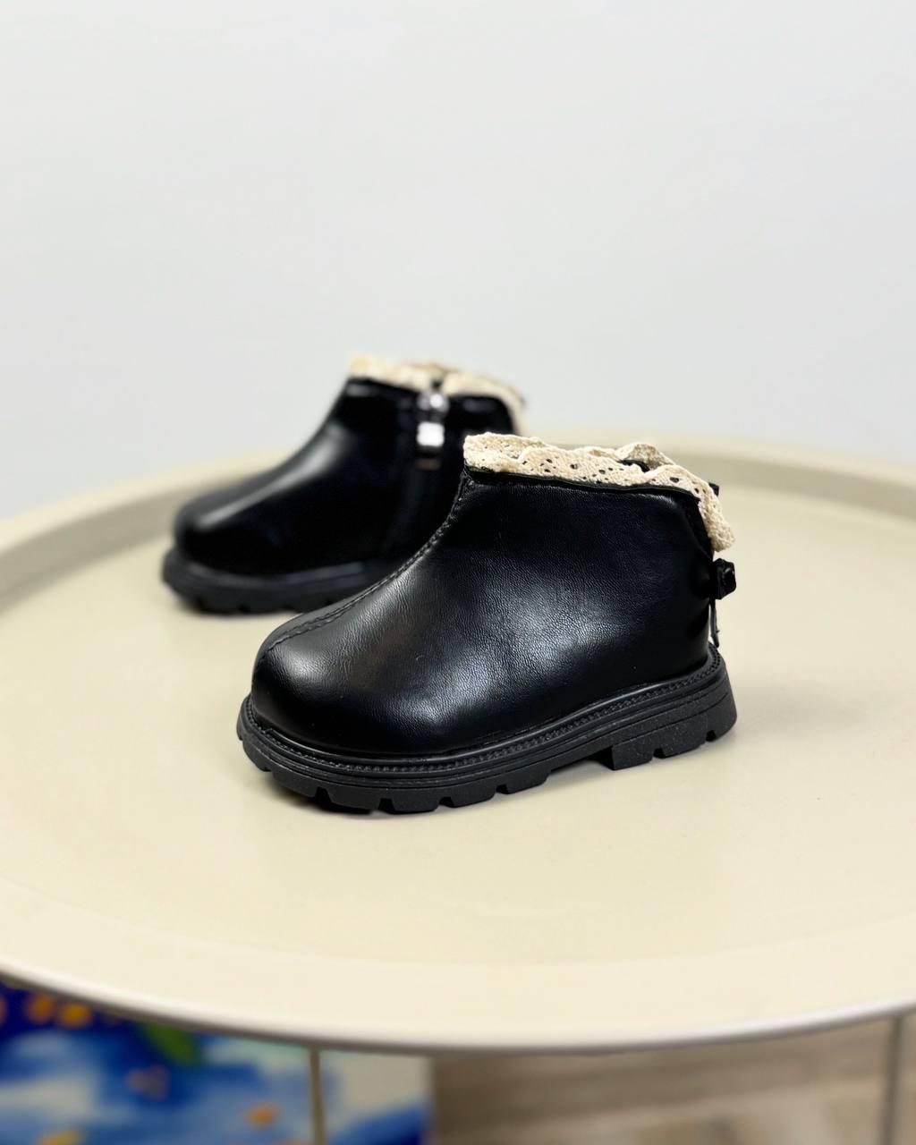 Ботинки детские осенние 1480 р. 19 Черный (25164375) - фото 4 Ботинки детские осенние 1480 р. 19 Черный (25164375) - фото 4