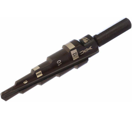 Свердло ступінчасте Milwaukee Step Drill 4-12 мм з кроком 2 мм (48899302) - фото 2 Свердло ступінчасте Milwaukee Step Drill 4-12 мм з кроком 2 мм (48899302) - фото 2