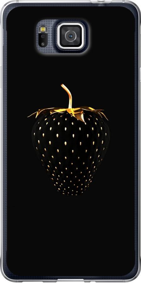 Чехол на Samsung Galaxy Alpha G850F Черная клубника (3585u-65-42517) Чехол на Samsung Galaxy Alpha G850F Черная клубника (3585u-65-42517)