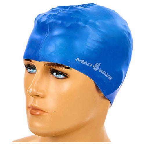 Шапочка для плавання Mad Wave Intensive M053501 Синій (60444036) - фото 1 Шапочка для плавання Mad Wave Intensive M053501 Синій (60444036) - фото 1