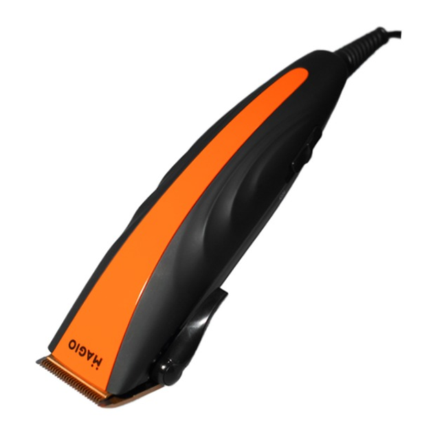 Машинка для стрижки Magio MG-581 повзункова з насадками Помаранчевий (GR-04516)