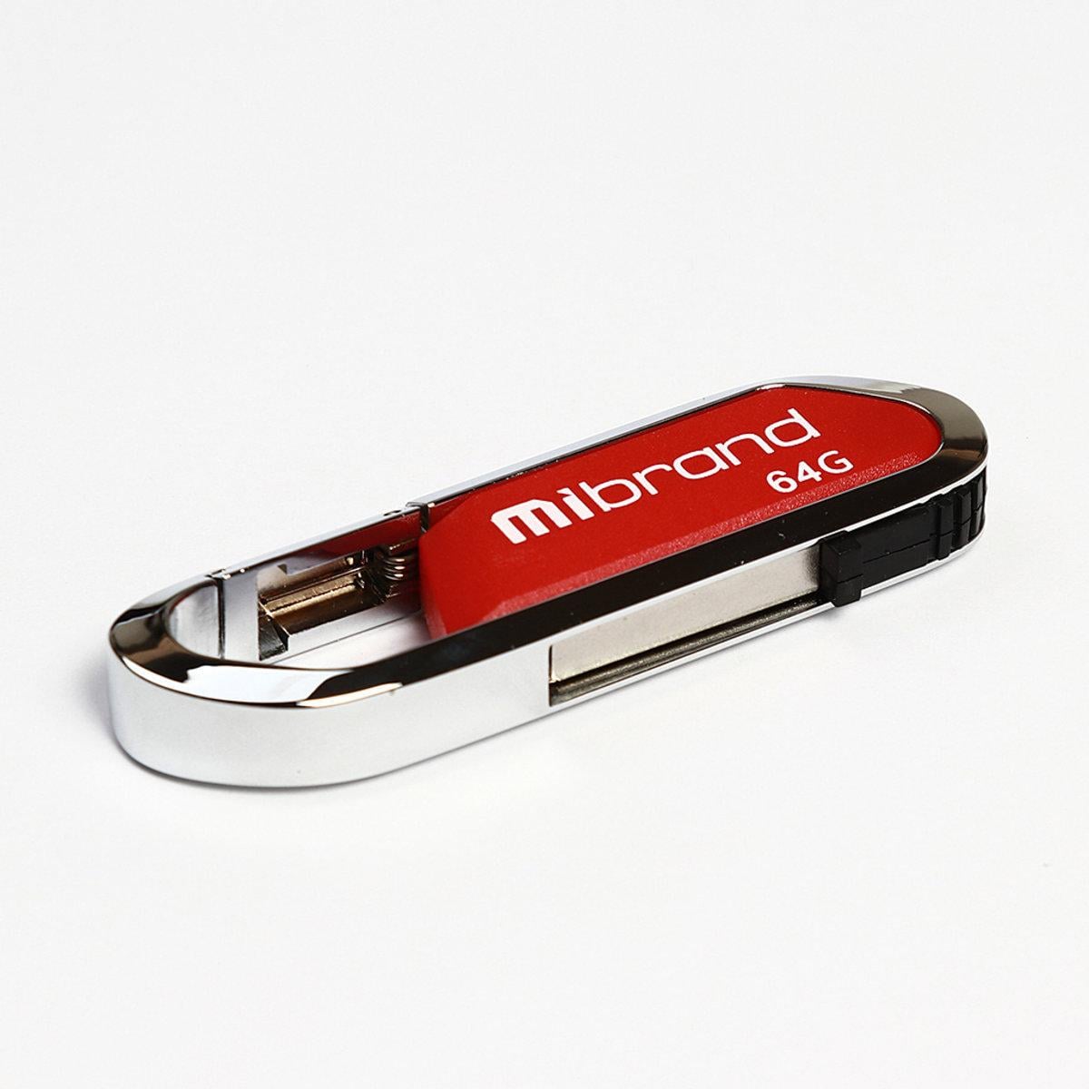 Флеш-накопитель для ноутбука Flash Mibrand USB 2.0 Aligator 64Gb Dark Red (MI2.0/AL64U7DR)