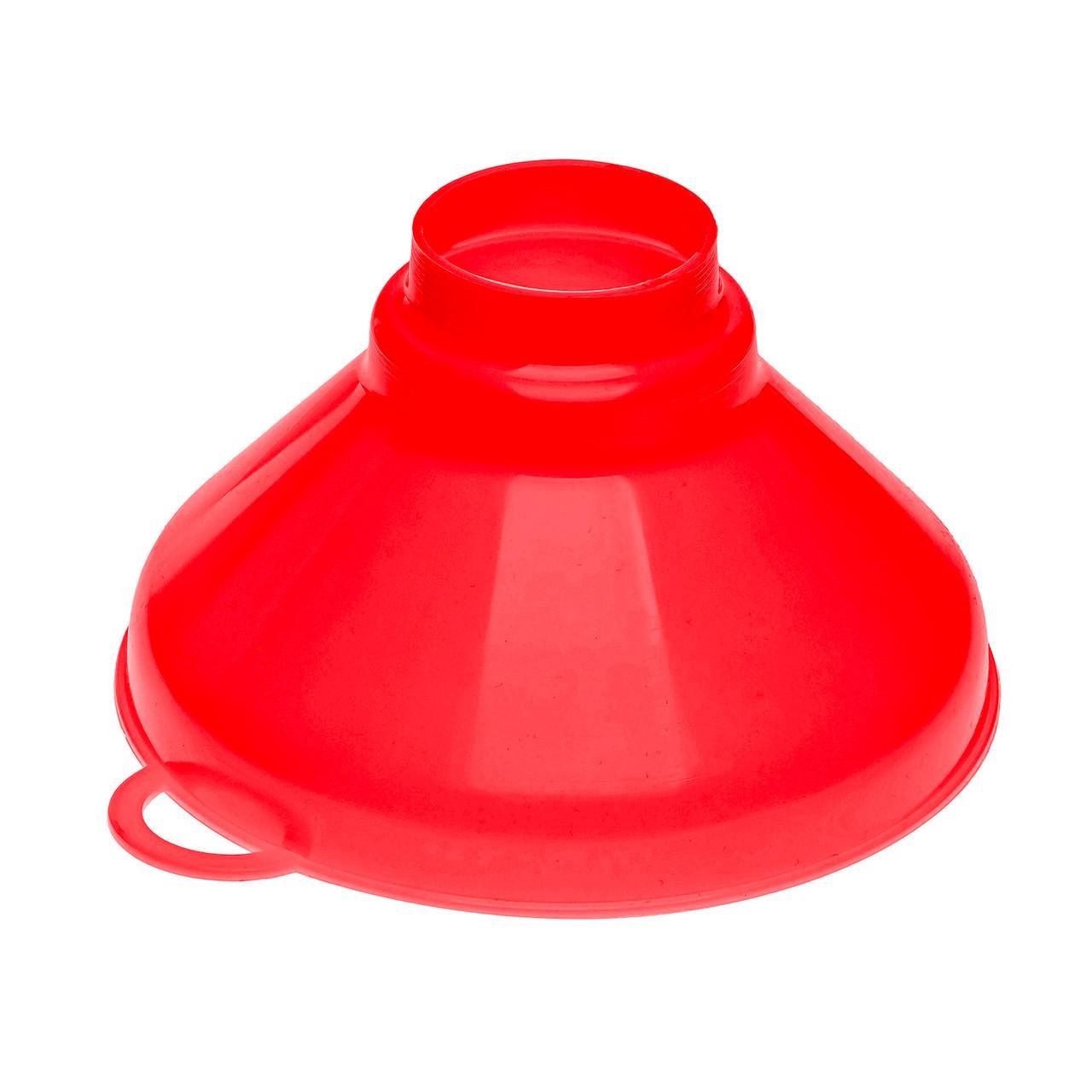 Воронка пластиковая Ø 15,5 см с широким горлом на банку Красный (1900613703) - фото 3 Воронка пластиковая Ø 15,5 см с широким горлом на банку Красный (1900613703) - фото 3
