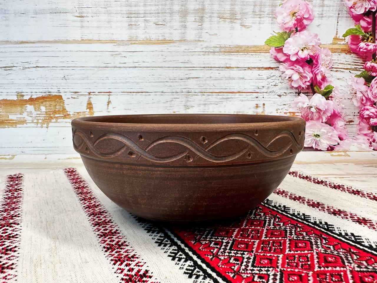 Миска глиняна для перших страв 400 мл (2051589517) - фото 4