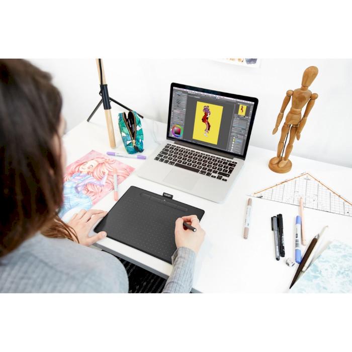 Графический планшет Wacom Intuos M Black (CTL-6100K) - фото 6