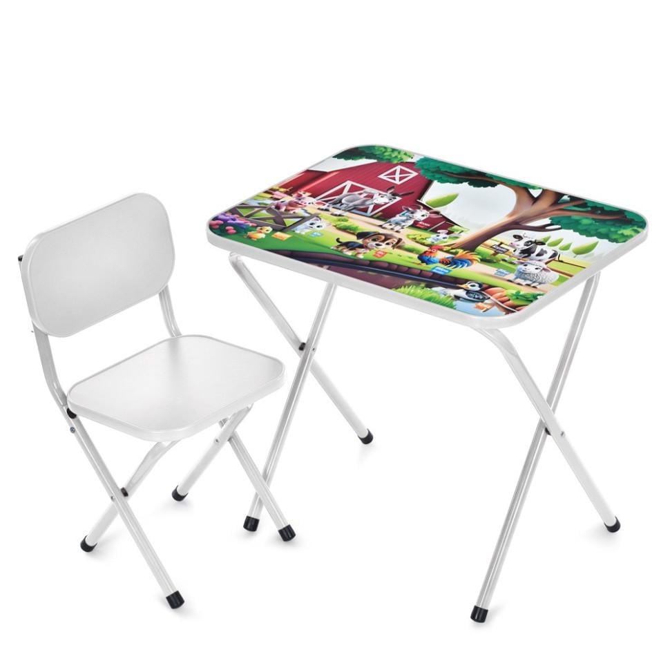 Стол детский складной Bambi комбинированный 59,5х44 см Металлик (KL-154-R-139)