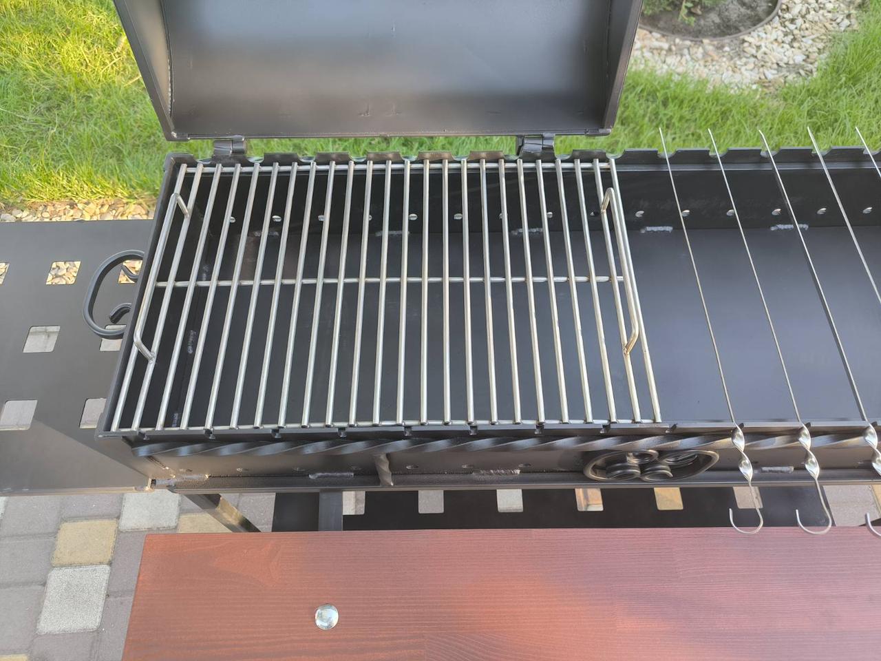 Грати-гриль для BBQ із наржавіючої сталі 50 см (2548934606) - фото 3 Грати-гриль для BBQ із наржавіючої сталі 50 см (2548934606) - фото 3