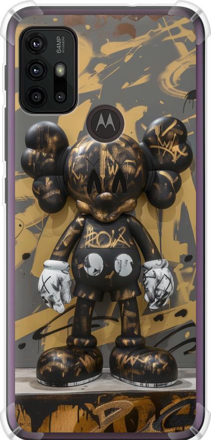 Чехол на Motorola Moto G20 Bronze kaws (6097sp-2461-42517)