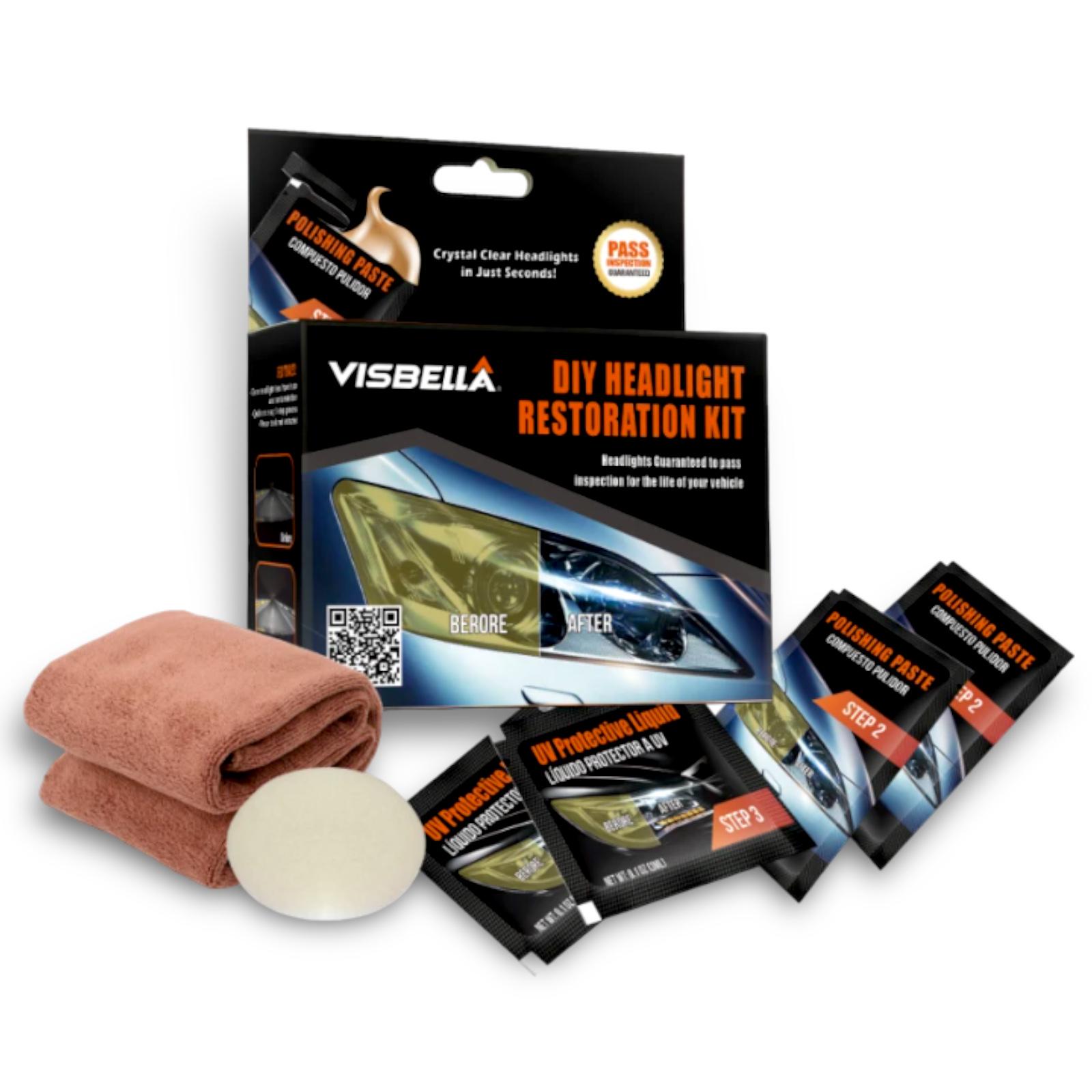 Набір для відновлення автомобільних фар Visbella Headlight Restoration Kit