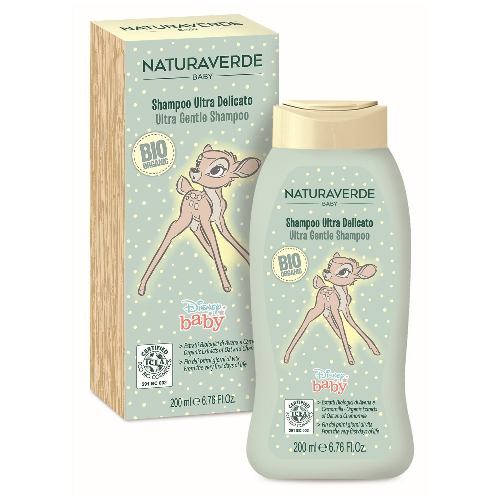 Шампунь для дітей Naturaverde Organic Disney Baby Bambi ультраделікатний 200 мл (14618)