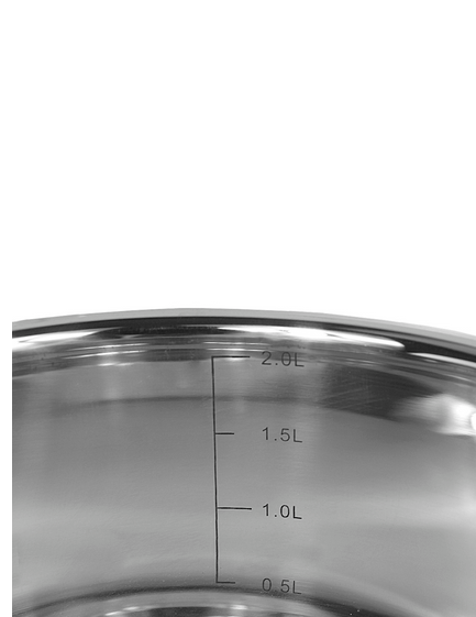 Каструля з кришкою Kamille з нержавіючої сталі 2 л (5412) - фото 4 Каструля з кришкою Kamille з нержавіючої сталі 2 л (5412) - фото 4