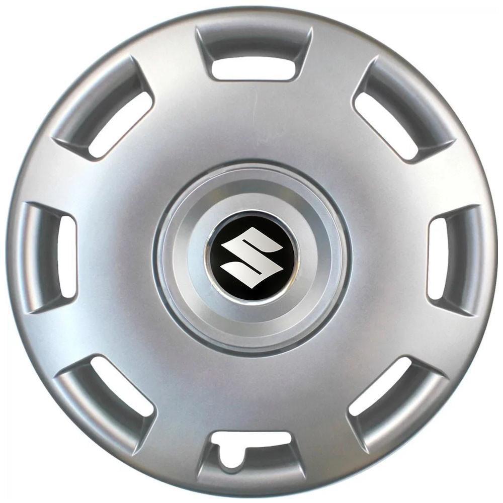 Колпаки SJS 302 с логотипом Suzuki R15 4 шт. Серебристый (2654557570)