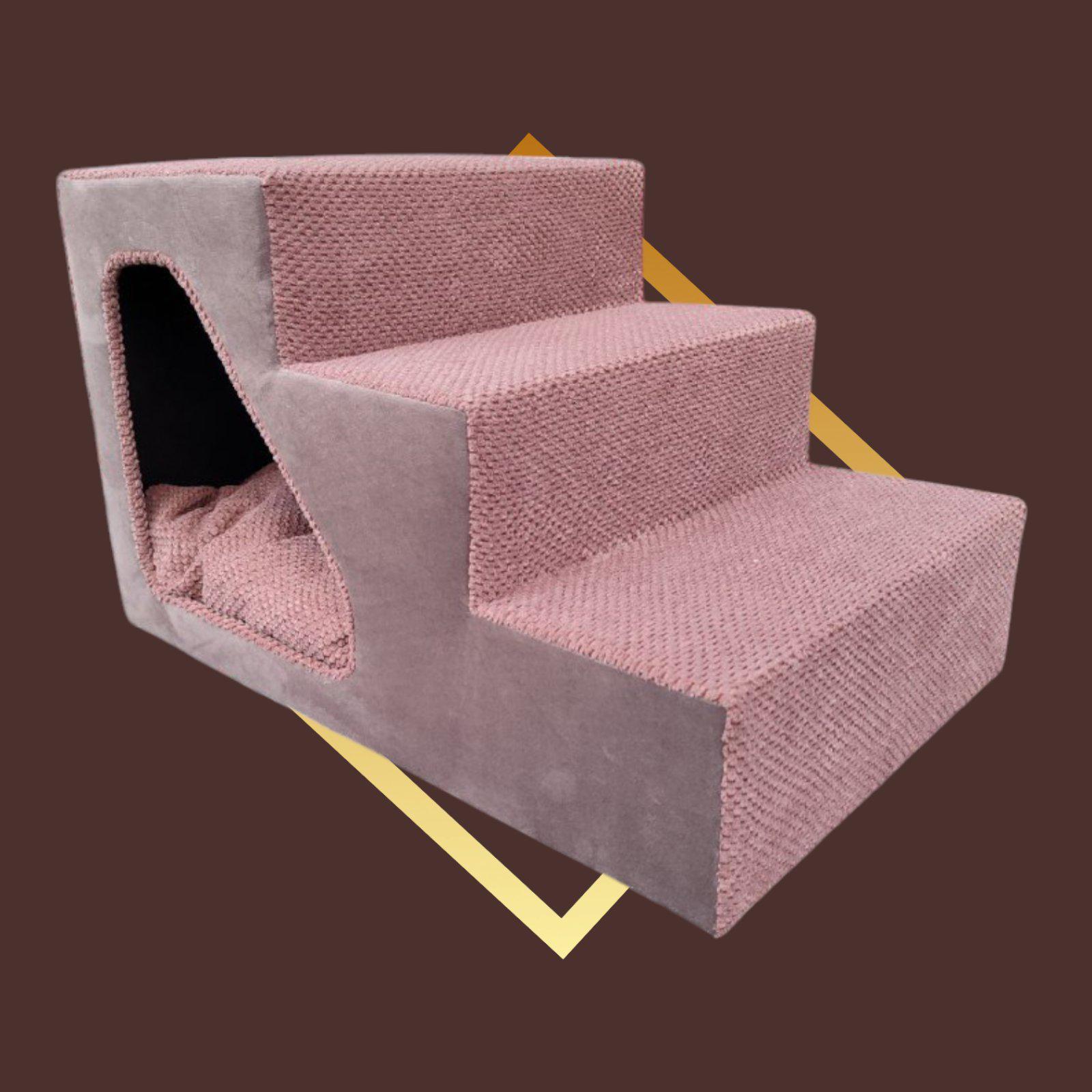 Сходинки для собачок приліжкові праві 42х42х65 см Коричневий (00149) - фото 4 Сходинки для собачок приліжкові праві 42х42х65 см Коричневий (00149) - фото 4