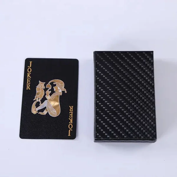 Карты игральные пластиковые 54 шт. Черный (C01402-1)