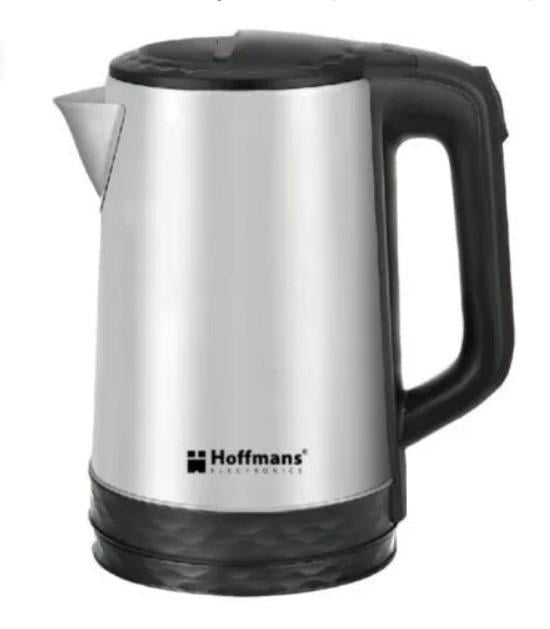 Чайник електричний Hoffmans HM-1919 з автоматичним відключення 1800W 2,3 л Сірий (5412144) Чайник електричний Hoffmans HM-1919 з автоматичним відключення 1800W 2,3 л Сірий (5412144)