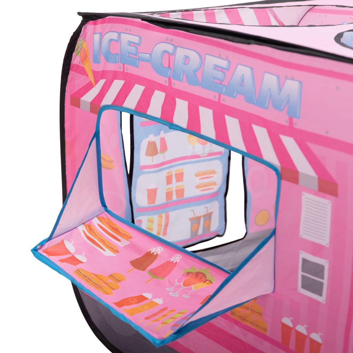 Палатка детская игровая Фургон с мороженым для девочки 110x70x66 см Розовый (7224) - фото 14 Палатка детская игровая Фургон с мороженым для девочки 110x70x66 см Розовый (7224) - фото 14