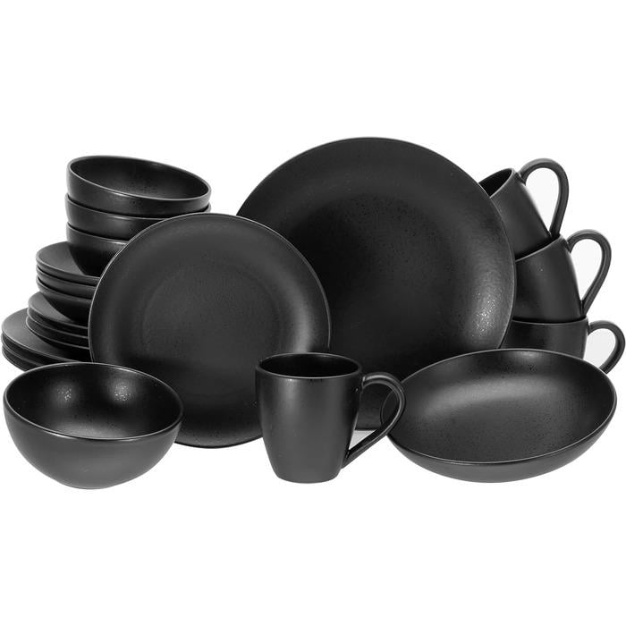 Столовий сервіз Creatable Magic Black Coupe на 4 персони 20 пр. (33459144) Столовий сервіз Creatable Magic Black Coupe на 4 персони 20 пр. (33459144)