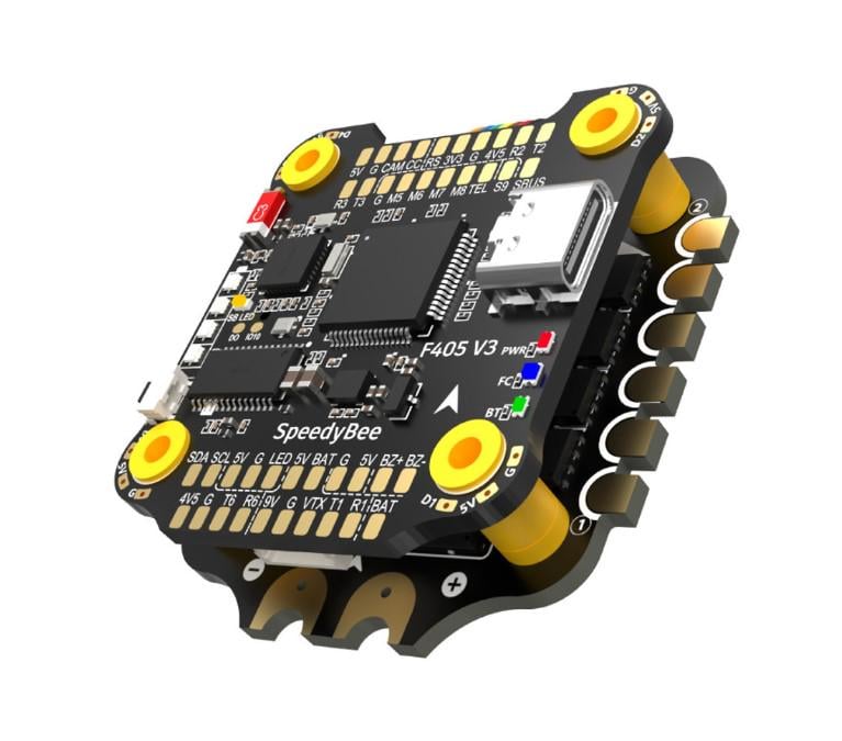 Полетный стек для FPV-дрона SpeedyBee F405 V3 с ESC 50A 3-6s (dab3d5ba) Полетный стек для FPV-дрона SpeedyBee F405 V3 с ESC 50A 3-6s (dab3d5ba)