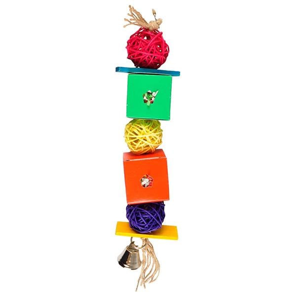 Игрушка для попугаев Flamingo Papyr Parakeet Toy Cube (110083)