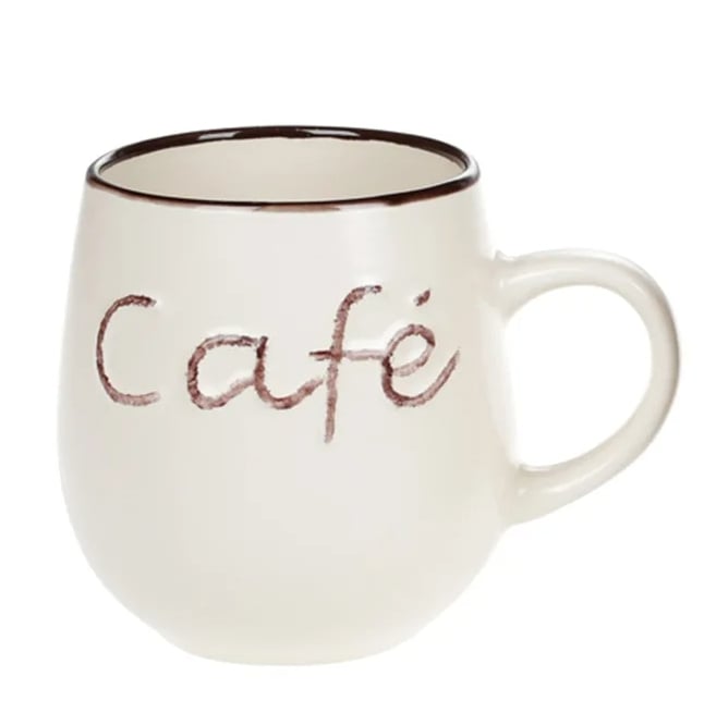 Чашка керамическая Flora "Cafe" 0,5 л (31760)