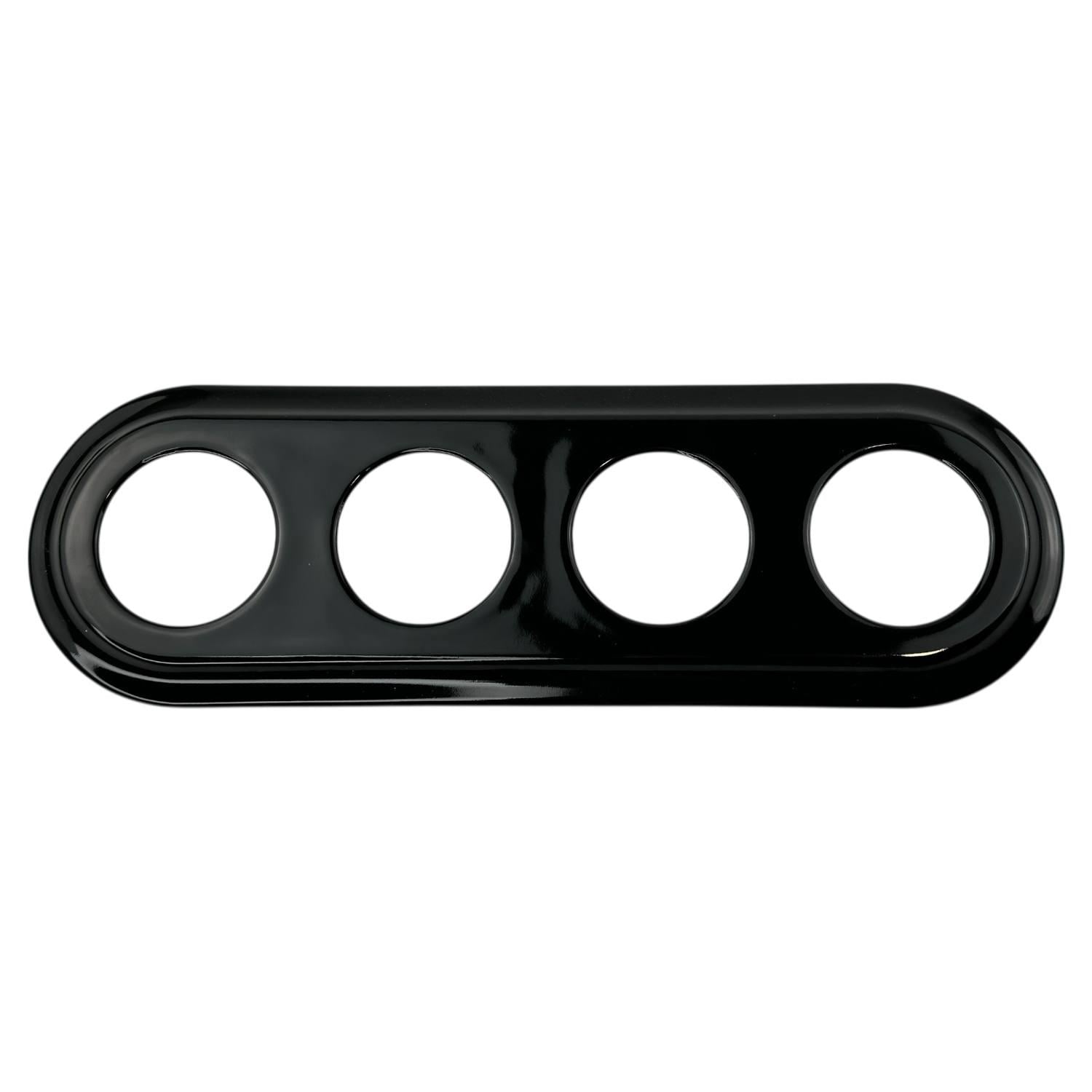 Рамка керамічна Keruida на 4 пости для прихованого монтажу Чорний