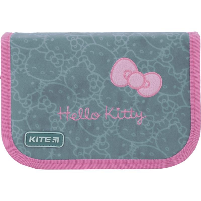 Пенал без наполнения Kite Hello Kitty 1 отделение 2 отворота (HK22-622)