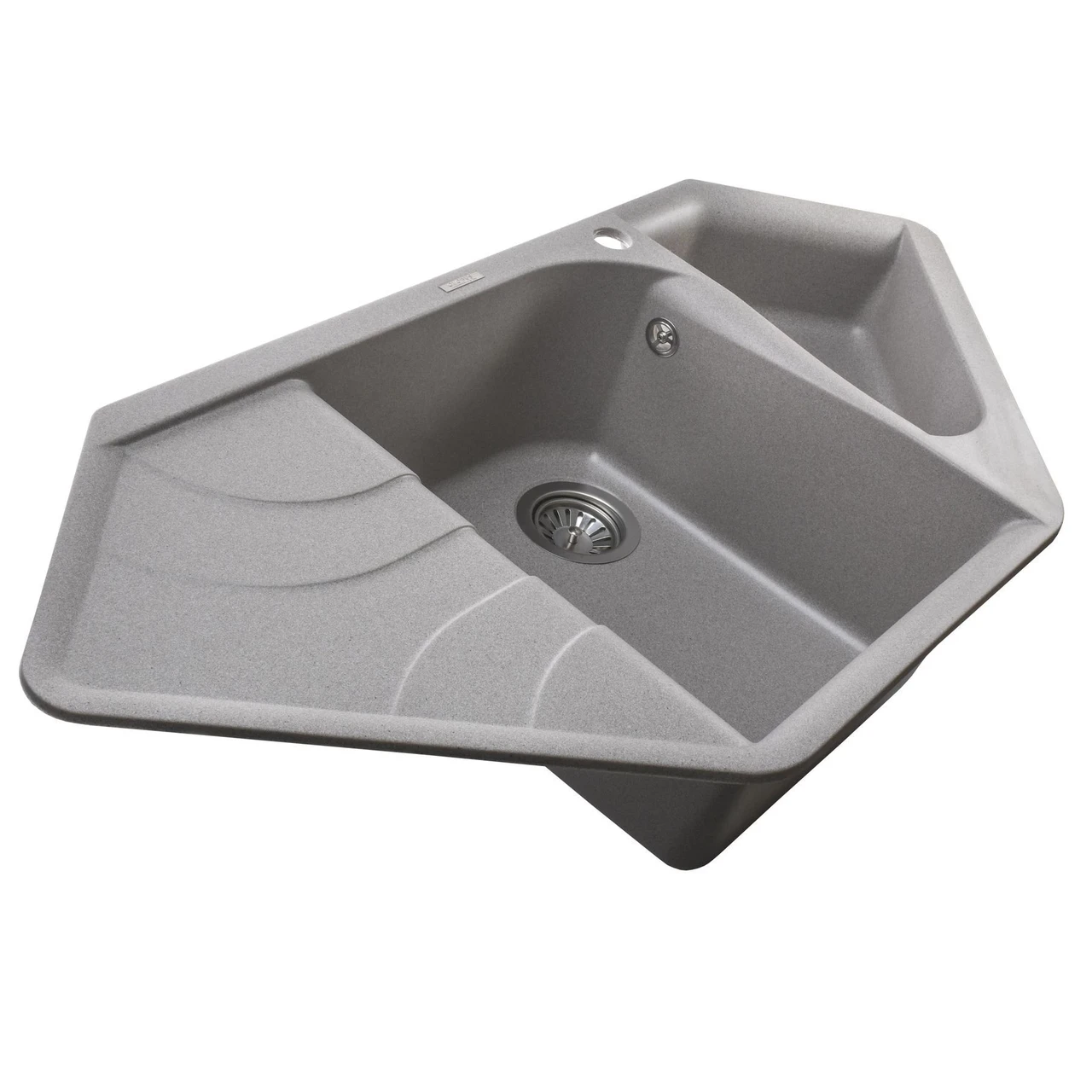 Мойка гранитная Globus Lux GARDA А0005 1000x500 мм Серый камень (04000063) - фото 5 Мойка гранитная Globus Lux GARDA А0005 1000x500 мм Серый камень (04000063) - фото 5