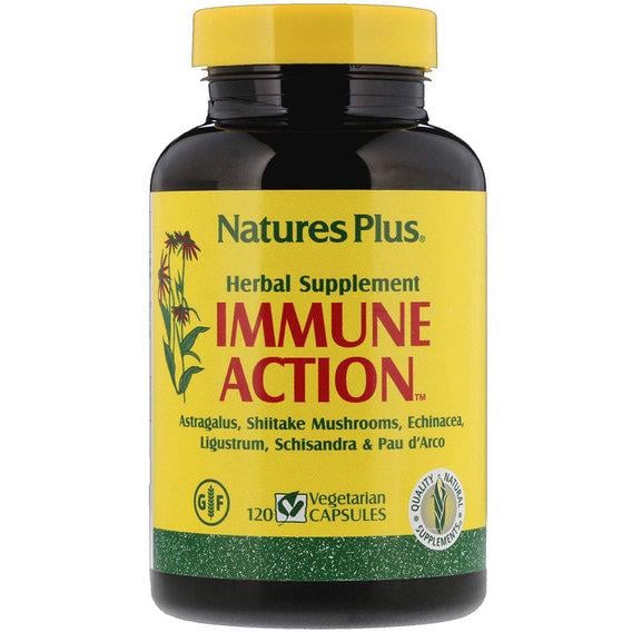 Натуральна добавка для імунітету Nature's Plus Immune Action 120 Veg Caps (NTP1068)