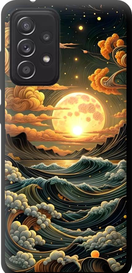 Чехол на Samsung Galaxy A52s 5G A528B Арт волны (6332b-2583-42517)
