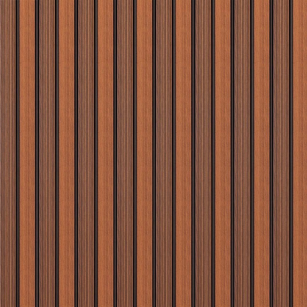 Рельс стеновой декоративный Sticker Wall PS 2900х120х12 мм Теплый каштан (SW-00001753)