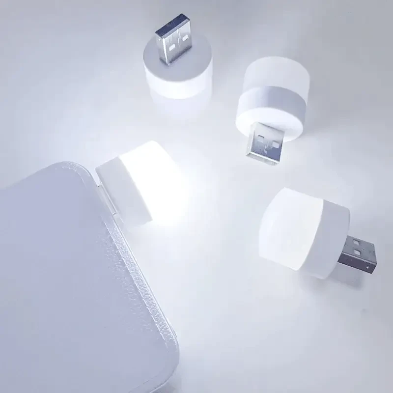 Лампа-фонарь портативная светодиодная 1 W USB Light холодный - фото 2