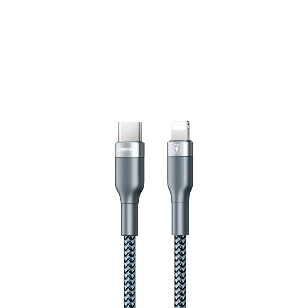 Кабель для зарядки и передачи данных Remax Sury 2 Type-C to Lightning 1 м Серый (616917)