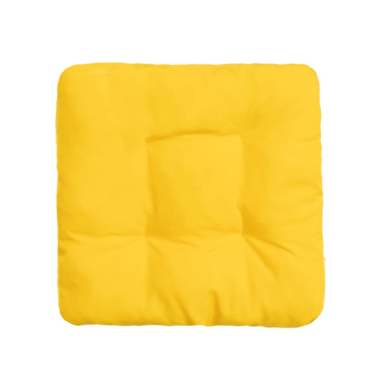 Подушка для стула/кресла/табурета 55х55х8 см Желтый (2237948369) - фото 1 Подушка для стула/кресла/табурета 55х55х8 см Желтый (2237948369) - фото 1