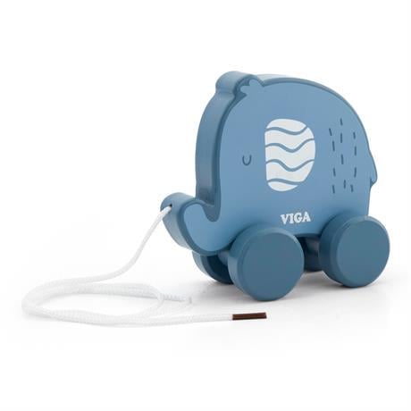 Деревянная каталка Viga Toys Слоник (LAM0161)