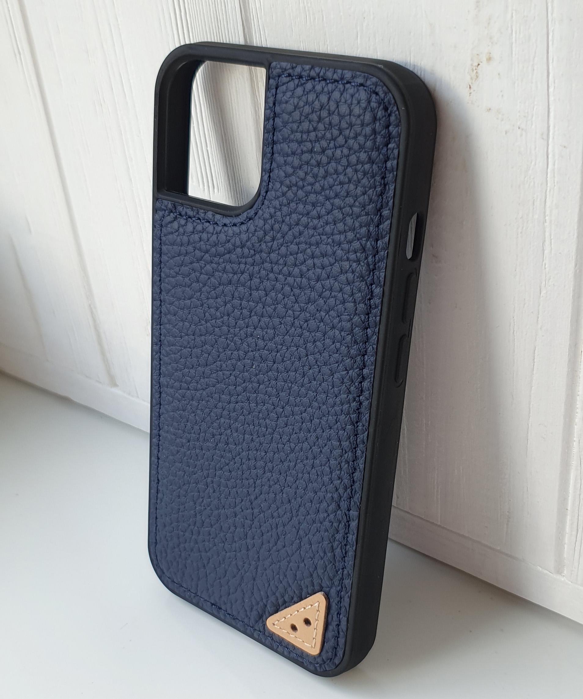 Чехол Melkco Premium Leather Case iPhone 13 blue Синий - фото 3