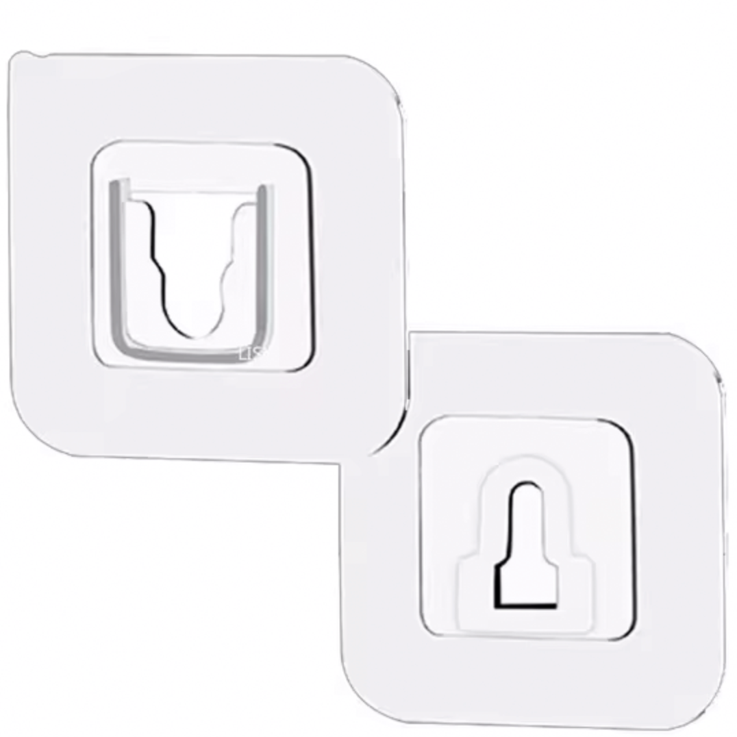 Фіксатори для предметів самоклеючі водонепроникні 5 шт. Прозорий (544830856)