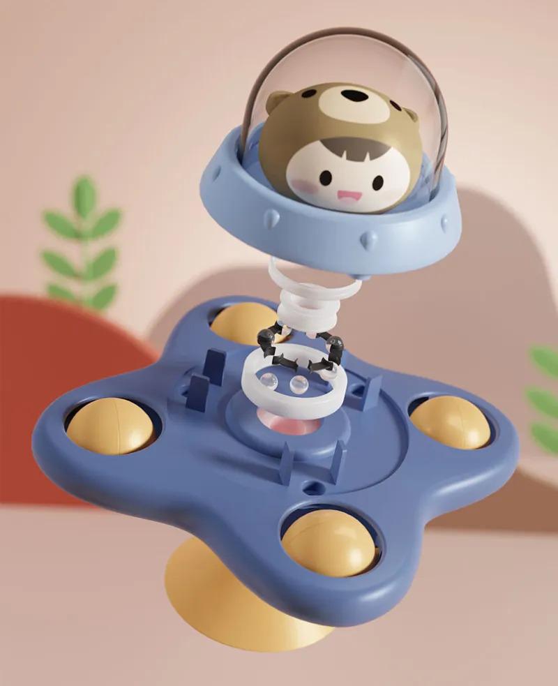 Іграшка для малюка ALASOU Спіннер на присосці Color 1 - фото 4 Іграшка для малюка ALASOU Спіннер на присосці Color 1 - фото 4