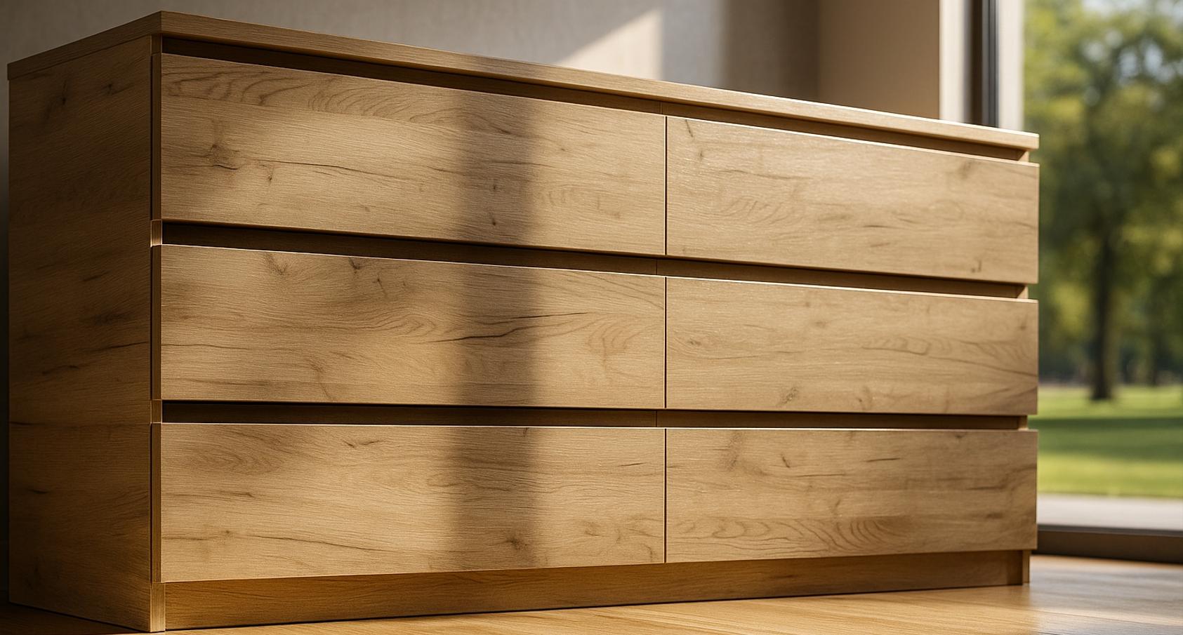 Комод Мастер Форм Брайт 1500х376х730 мм Дуб крафт серый (91106)