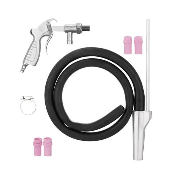 Пістолет піскоструминний Intertool PT-0708 зі шлангом + форсунки (9095320)