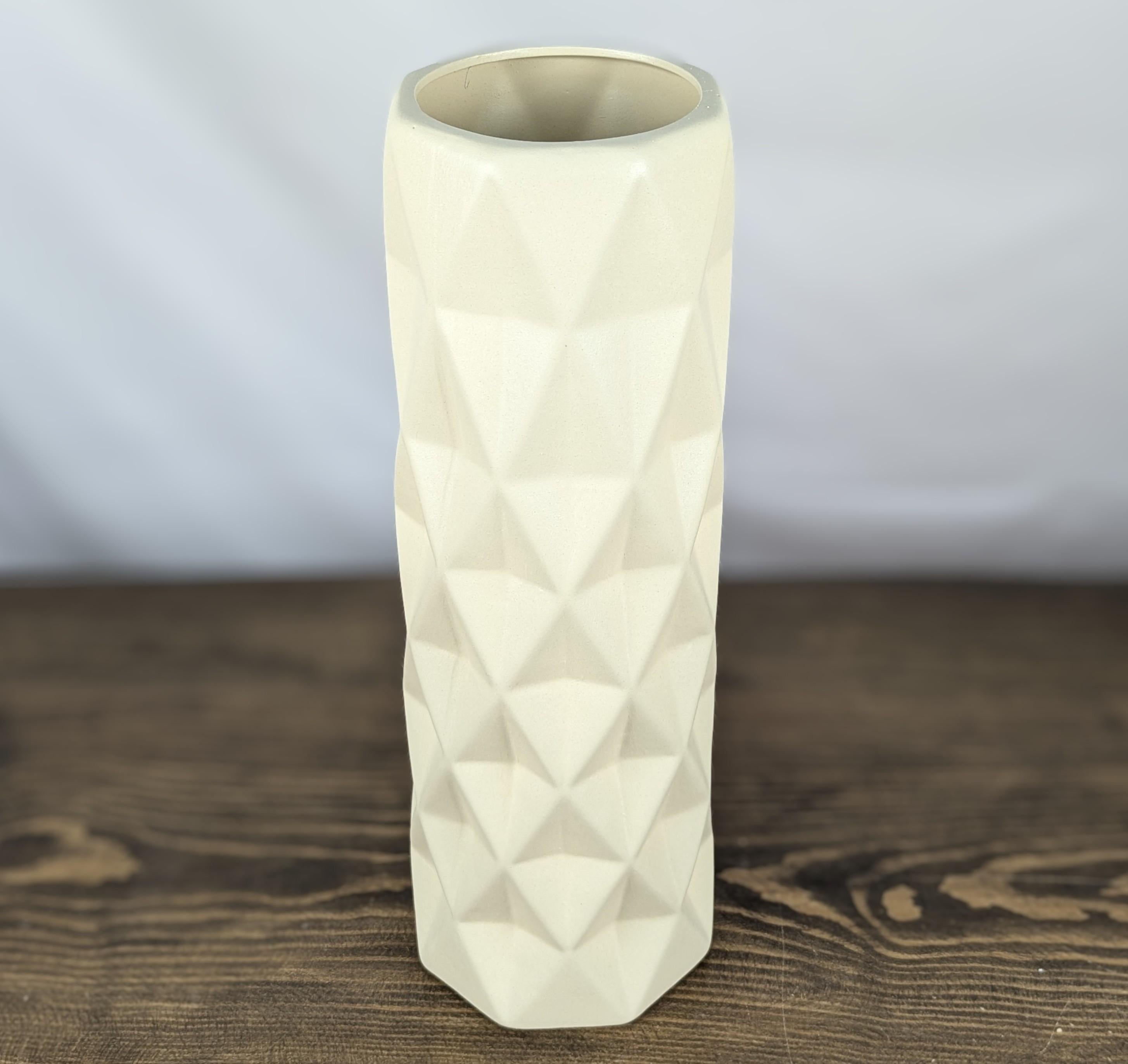 Ваза Nana ceramics Поли 41 см муар Бежевый